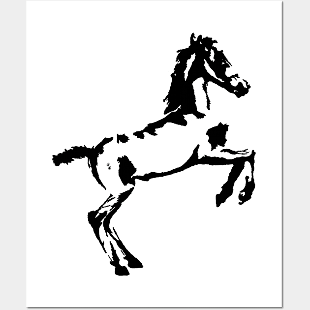 Shadowplay Foal Wall Art by quingemscreations